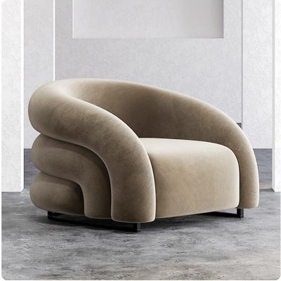 China Home Office Modern Velvet Other Single Seater Sofa High Quality Living Room Armchair for sale