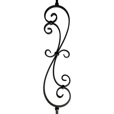 China Traditional Chinese Factory Price Decorative Wrought Iron Scroll Panels for sale