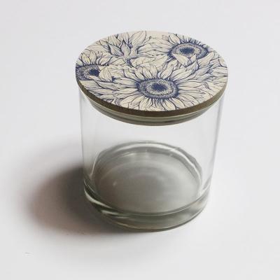 China Natural and Decorative Bamboo Candle Jar Coffee Lid Cup Lid Bamboo Candle Lid for sale