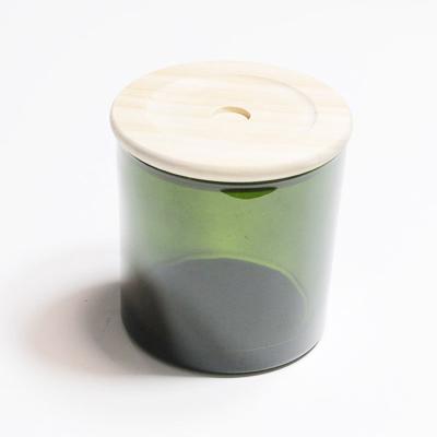 China Factory supply natural and decorative perfume capsule wooden glass caps high grade wooden use for car for sale