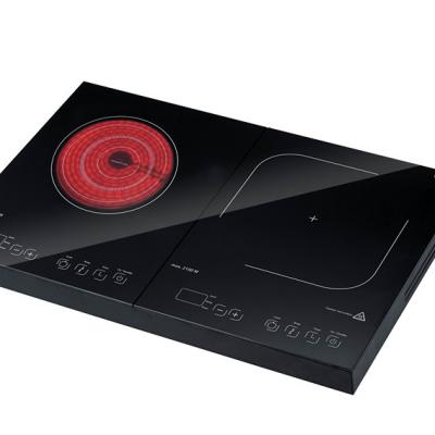 China Hotel cooker induction cooktop 3300W infrared induction and infrared combo induction cooker for sale