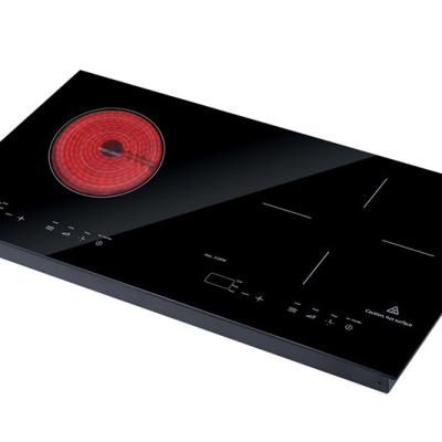 China Household Home Appliances Built-in Induction Cooker Combined Dual Burners Induction And Infrared Cooker for sale