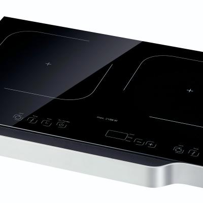 China Hotel Europe Design Dual Surface Induction Cooktop GS 3500w Induction Cooker With Handle for sale