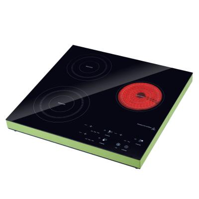 China Multi-burner independent induction infrared control panel three cooktop customized 3 electric hob induction cooker for sale