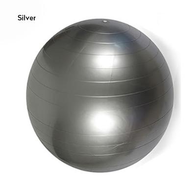 China Round Yoga Pilates Balance Ball Family Yoga Training Ball PVC Yoga Ball for sale