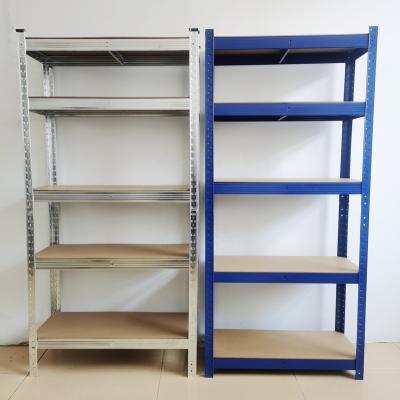 China Adjustable Overhead Rack Steel Rack 5 Shelf Garage Storage Shelving Storage Rack 350 Pounds Loading Capacity Racking System for sale