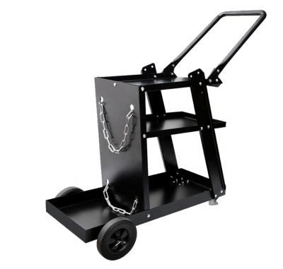 China MigTig Welder Cart Cart Tool Welding Trolley and Plasma Cutter Without Drawer Multifunctional Welder Tool Cart for sale