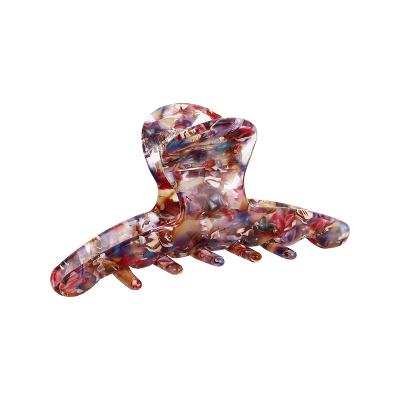 China Large Environmentally Friendly Korean Hair Clip Claw Clip Hair Dish Acetate Bath Claw Clip for sale