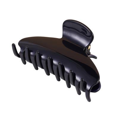 China Eco-Friendly Retro Acetate Claw Hair Clip Single Chuck Hair Big Claw Clip Korea CIA Retro Acetate Claw Clip for sale