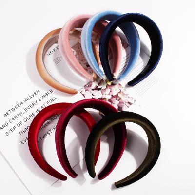 China New Environmentally Friendly Fashion Ins Hair Accessories Pay Off Headband Ladies Wide Brim Headband for sale