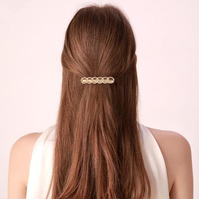 China Environmental Friendly Factory Selling Hair Accessories Metal Side Clip Platypus Cut Acrylic Hair Clips for sale