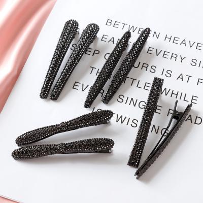 China Fashion new style hair clips 2021 wholesale creative new style large black female side clip hair accessories for sale