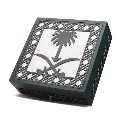 China Handmade Hot Sale Wooden Box Arabic Printing Wood Box piano lacquer wooden gift box for sale