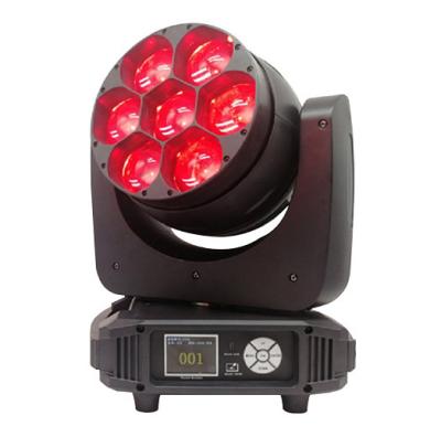 China Theme Park Best Quality 7x40w RGBW Led Focus Dyeing Mini Led Moving Head Light For DJ Night Club for sale