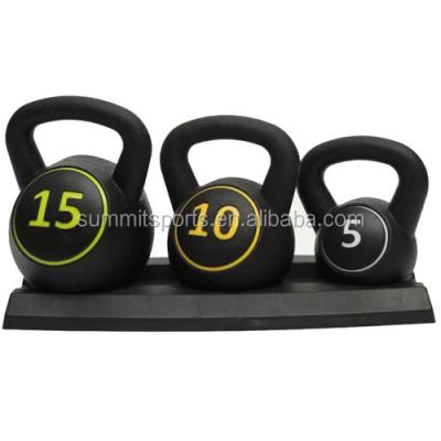 China Universal Hot Selling Training Cement Plastic Kettlebell For Weightlifting for sale