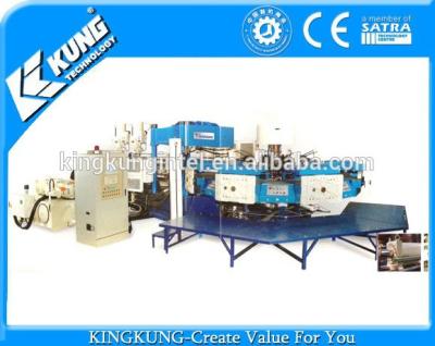 중국 2014 Rotary Automatic Rotary type PVC Double-color air rain-boot blowing machine, rain-boot molding machine 판매용