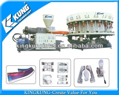 Chine Single Color PVC Direct Injection Semi - Automatic Shoe Equipment 300pairs / Day à vendre