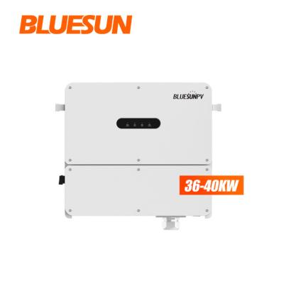 China Bluesun Commercial Appliance 20kw 30kw 40kw 50kw Inverter Solar Grid Tied Solar Inverter Porcelain Solar Inverter for sale