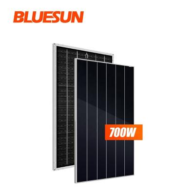 China 25 A Bluesun 700 Watt Solar Panel 680w 690w 700w Felt Solar Panel 700w HJT Solar Cell for sale