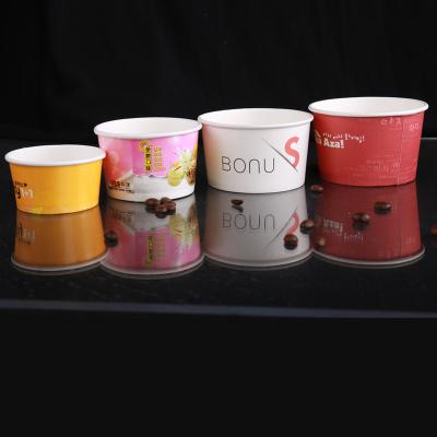 China Disposable Disposable Ice Cream Paper Bowl Wrapping Paper Soup Container Take Away Craft Salad Bowl Popcorn Bowls for sale