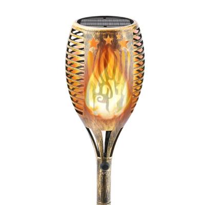 China 1PC 109cm Garden Torch Flame Effect 96 LED Stand 3 Modes Garden Lighting Solar Lamp for sale