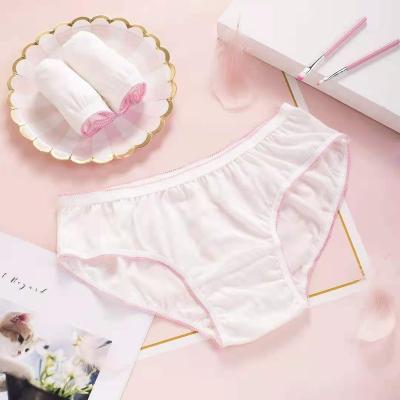 China Cotton Antibacterial Women Underwear Disposable Maternity Panties for SPA Travel and Hospital Stay for sale