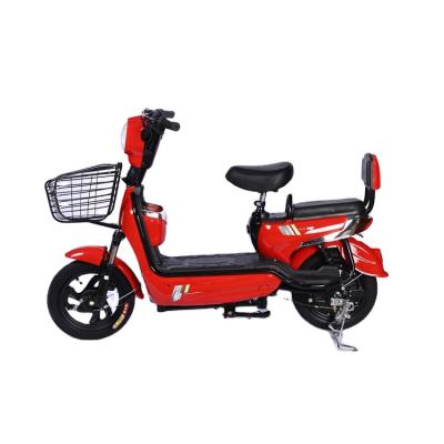 China All steel frame + ABS plastic electric bicycle lithium battery adult electric motorcycle for sale