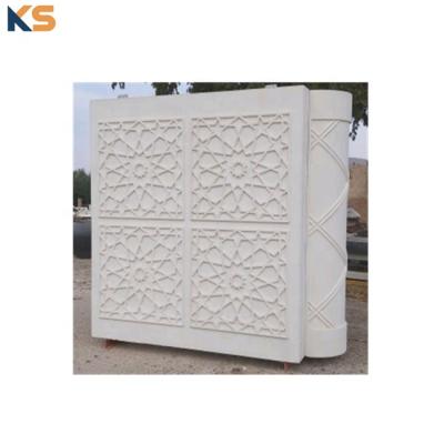 China Reasonable Costs Light Weight Precast Stone Building Exterior GFRC Curtain Wall Facade for sale