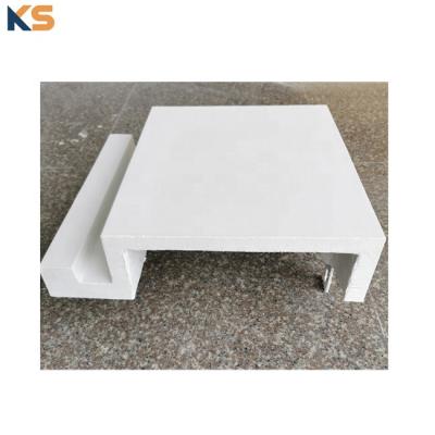 China Factory Reasonable Selling Costs Smooth Finish Parapet Wall Cornice GRC Cement Molding for sale