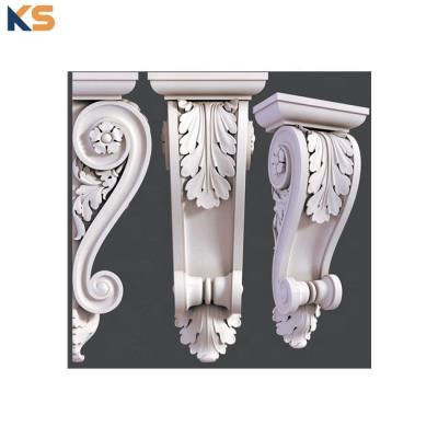 China Reasonable Capital Costs FRP Resin PU Resin GRC Brace Sculpture Bracket To Build Interior And Exterior Decoration for sale