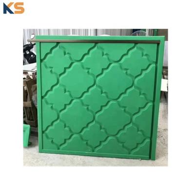 China Mordern Silicone Fiberglass Mold Mold For Producing 3D Gypsum Wall Panel for sale