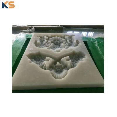 China Mordern FRP Fiberglass Silicone Plastic Mold for Plaster Relief 3D Concrete Wall Panel for sale