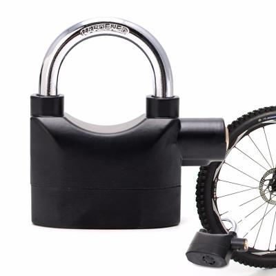 China Waterproof Siren Bicycle Lock Alarm Anti Theft Alarm Lock with Key 10*9.5*3.6cm for sale