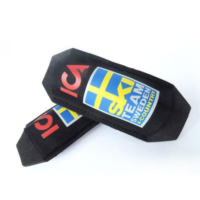 China Ski ties Custom Cross Country Ski Band Straps and Ski Pole Holder Ties for sale