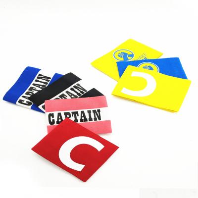 China Adult Wholesale Personalised Captain Armband Adjustable High Quality Poly Elastic Reusable Wristbands for sale