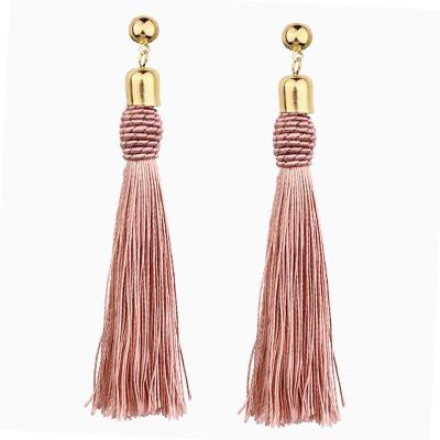 China Other Europe and USA Bohemia New Fashion Long Fringed Earrings For Woman for sale