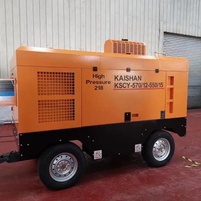 China High Quality Portable Mobile Rock and Water Well Auger Drilling Diesel Engine Air Compressor for Deep Water Well Drill for sale