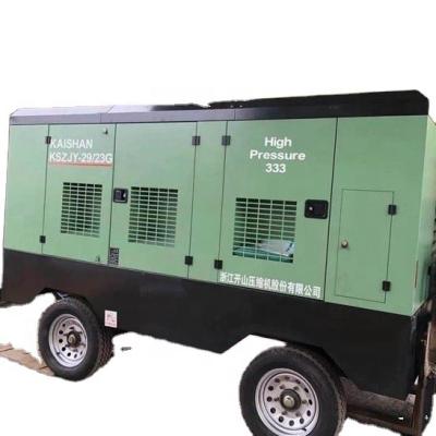 China Rock Drilling and Water Well Drilling High Air Pressure Diesel Portable Air Compressor for Water Well Drilling Mining for sale