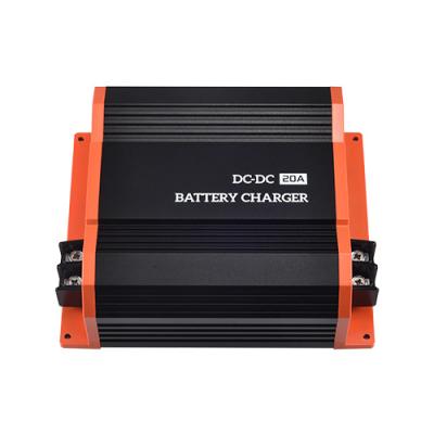 China China-Chic New Car EV/RV Battery Charger DCDC 12V 20A/Lead Acid/Lithium Camper/LiFePO4 Battery Charger 13.2V/14.6V for sale