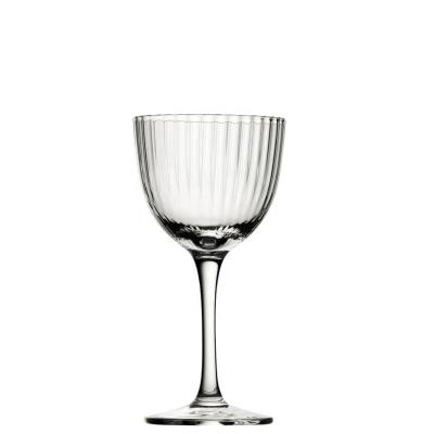 China New Classic/Postmodern Hayworth Fluted Nick and Ribbed Striated Nora Glass for sale