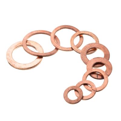 China Heavy Industry Hampool Sealing Flat Copper Gaskets Car Flat Gaske Gaske for sale