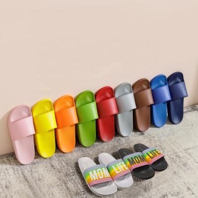 China Lightweight Tonghua shoes real designer slides, wholesale high quality slide sandals, PVC slide top manufacturer for sale