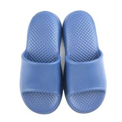 China Greatshoe PVC Anti-slippery Indoor Single Slippers Blue Men's Slippers for sale