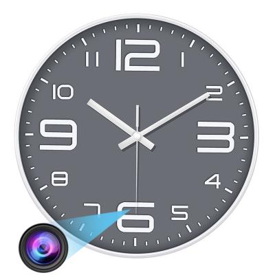 China New 1080P Wall Clock Invisible Camera CCTV IP Camera CCTV Home Security WiFi One Way Audio Trending Time Recorder Long Wireless Camera for sale