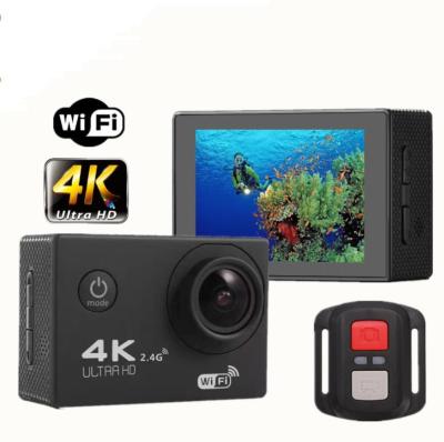 China Wifi Bottom Water Sports Camera Factory Wholesale Sport DV Vanish Waterproof Pro Video Camera DVR 4K Wifi Action Camera for sale