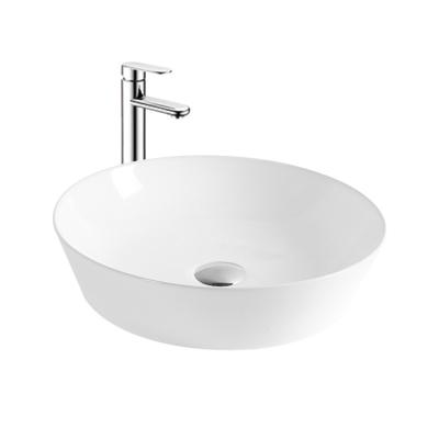 China New Listing Modern High End White Ceramic Basin From Chaozhou Portable Tabletop Basin for sale