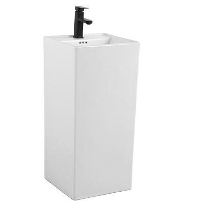 China Modern White Any Colors You Need Sink Washing Ceramic Wash Basin Pedestal for sale