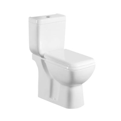 China Two Piece Strap P-trap Washdown Modern Floor Mounted Wall Mounted Toilet Set for sale