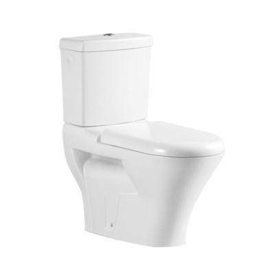 China Modern High Quality Type Ceramic Public Set Cheap Top-Pressing Two-End Two-Piece Toilet for sale