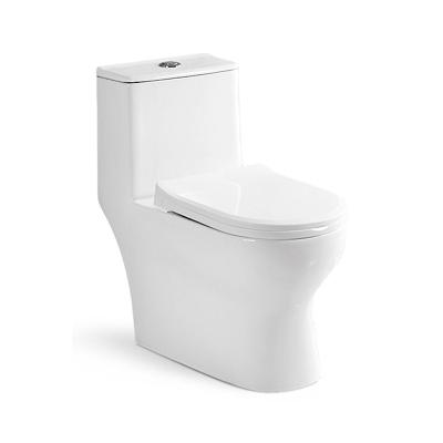 China Double-flow Siphonic Lavatory Full Set Modern Design Toilet WC Sanitary One Piece Bathroom for sale